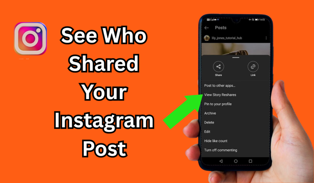 See Who Shared Your Instagram Post
